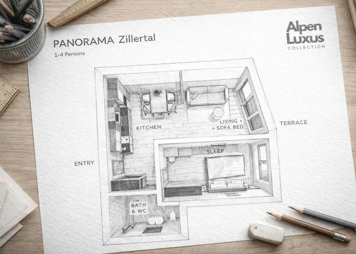 Panorama Zillertal Loft - By Alpenluxus Collection 펜션